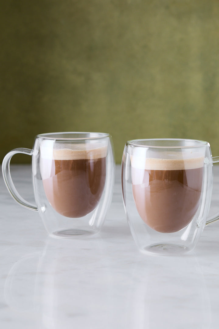 TAZA DOBLE VIDRIO 300ML x 2