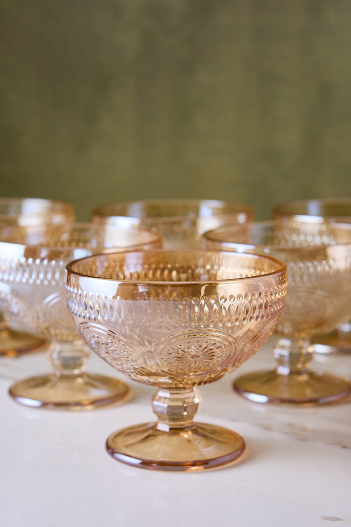 COPA DE POSTRE SUNFLOWER DORÉ 300 ML x 6