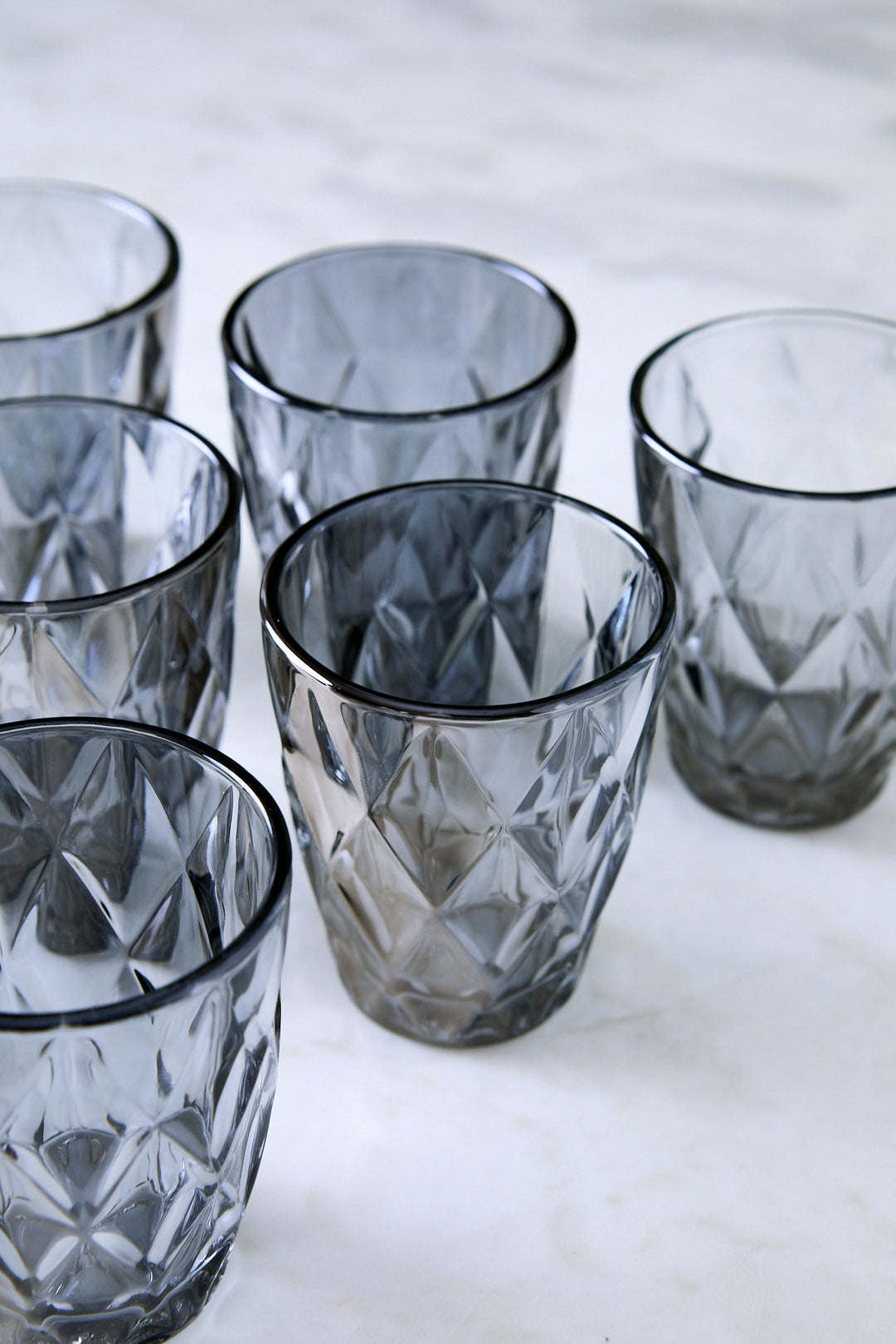 VASO BAJO DIAMANTE MIRROR 210 ML x 6