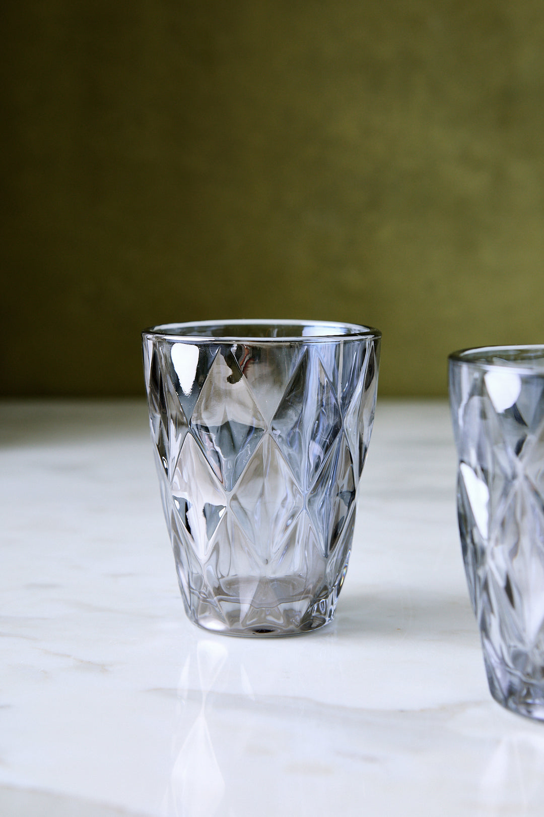 VASO BAJO DIAMANTE MIRROR 210 ML x 6