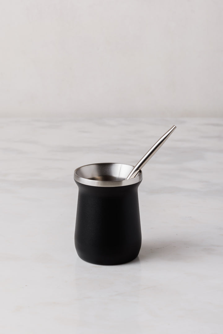 MATE DE ACERO BLACK 160ML