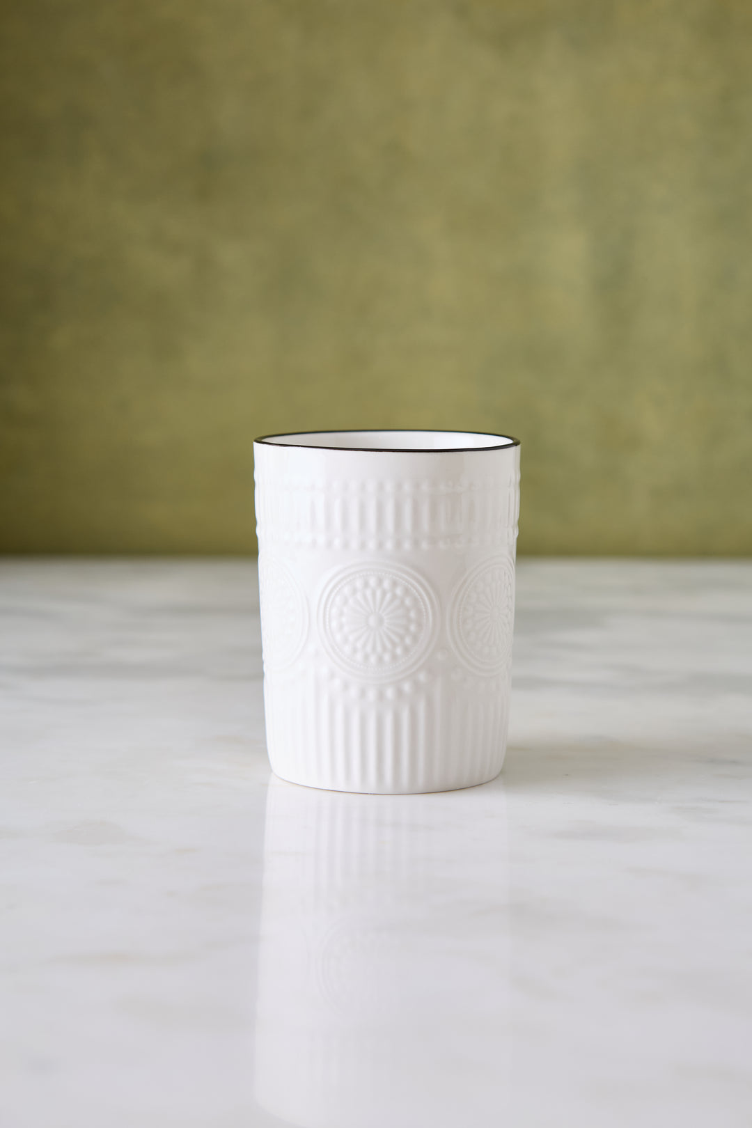 VASO SUNFLOWER WHITE