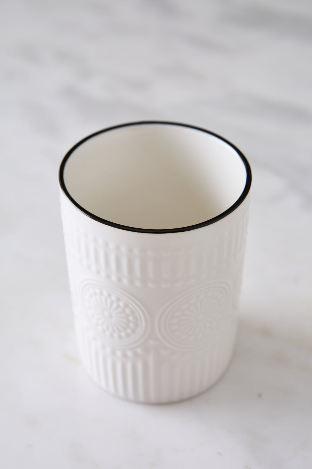 VASO SUNFLOWER WHITE