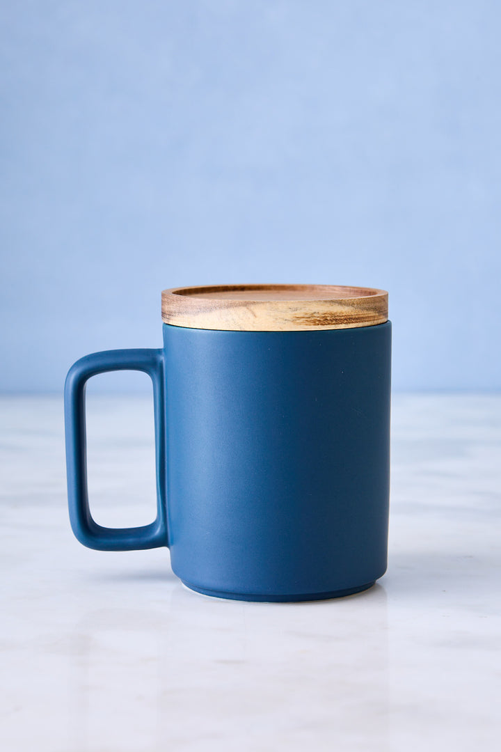 JARRO MUG MARK BLUE & ACACIA 420ML