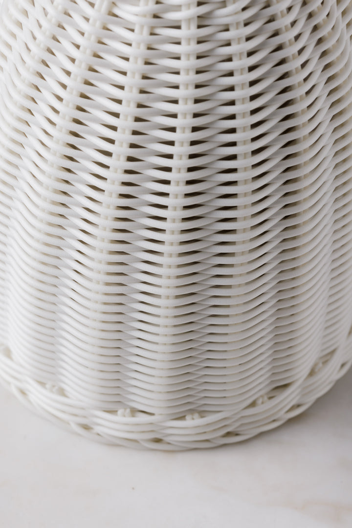 JARRA TÉRMICA DE RATTAN OFF WHITE 1 L