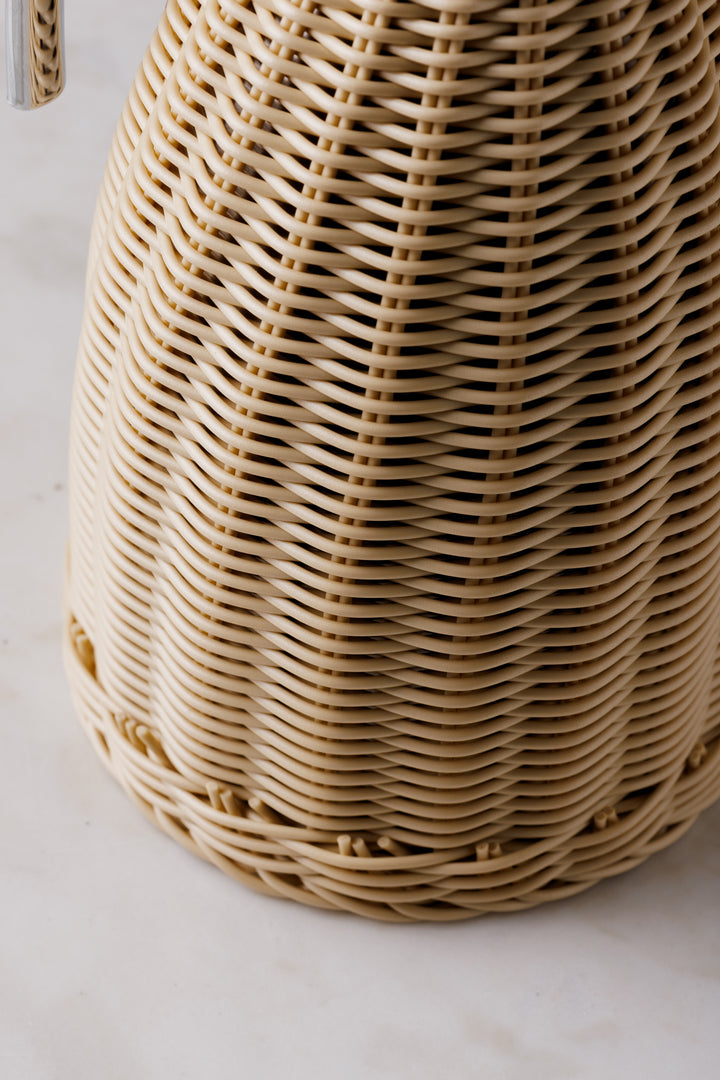 JARRA TÉRMICA DE RATTAN BEIGE 2 L