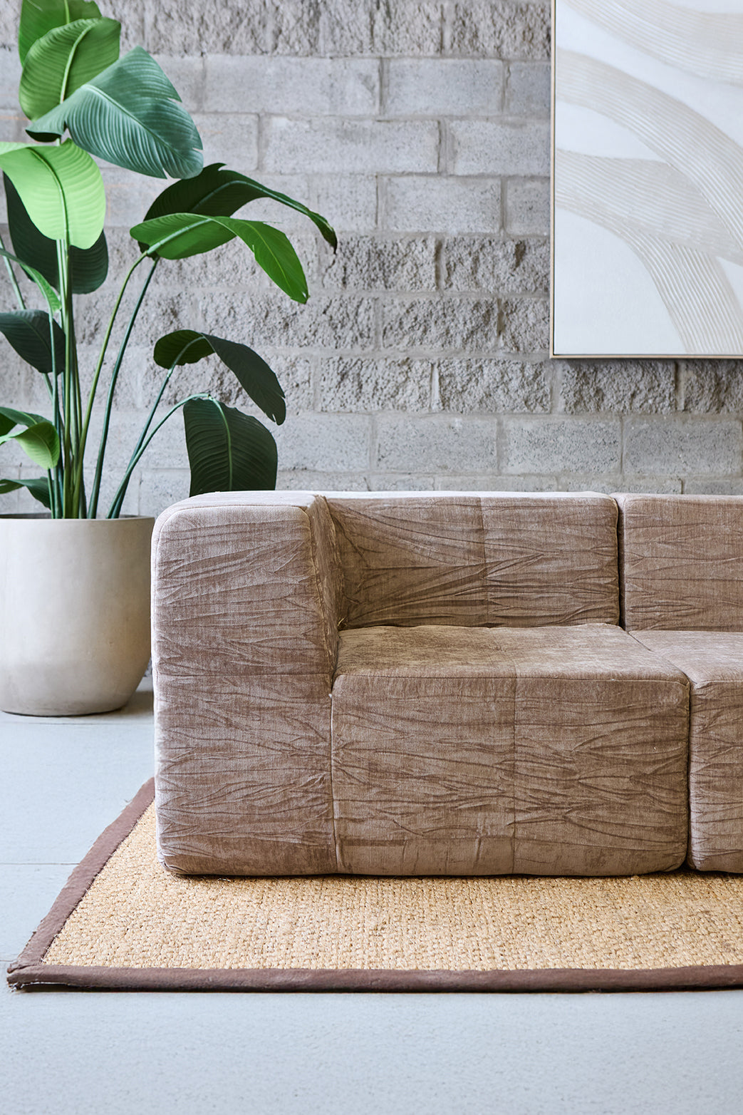 SILLON MODULAR EN CAJA NÁPOLES 272X100X61