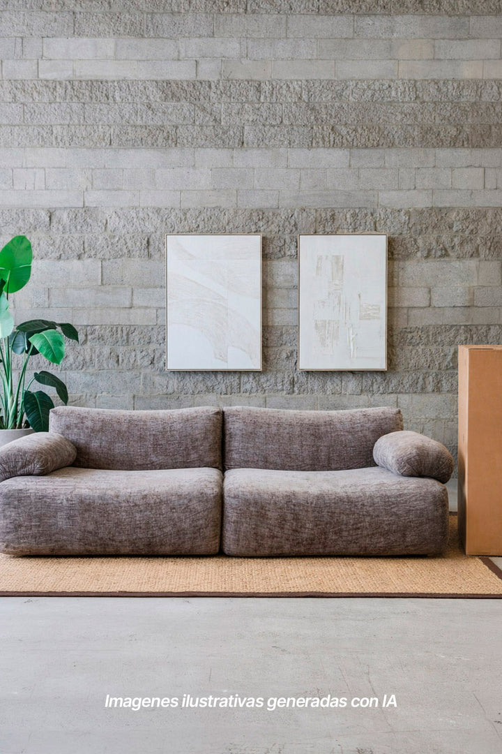SILLON MODULAR EN CAJA SORRENTO 2 CUERPOS 198x100x72