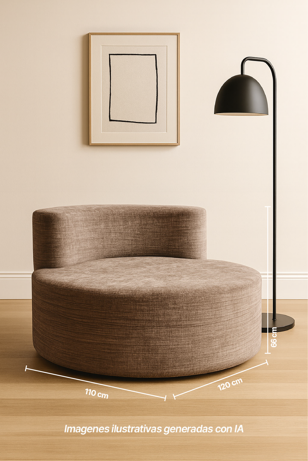 SILLON NOVA 120x110x66