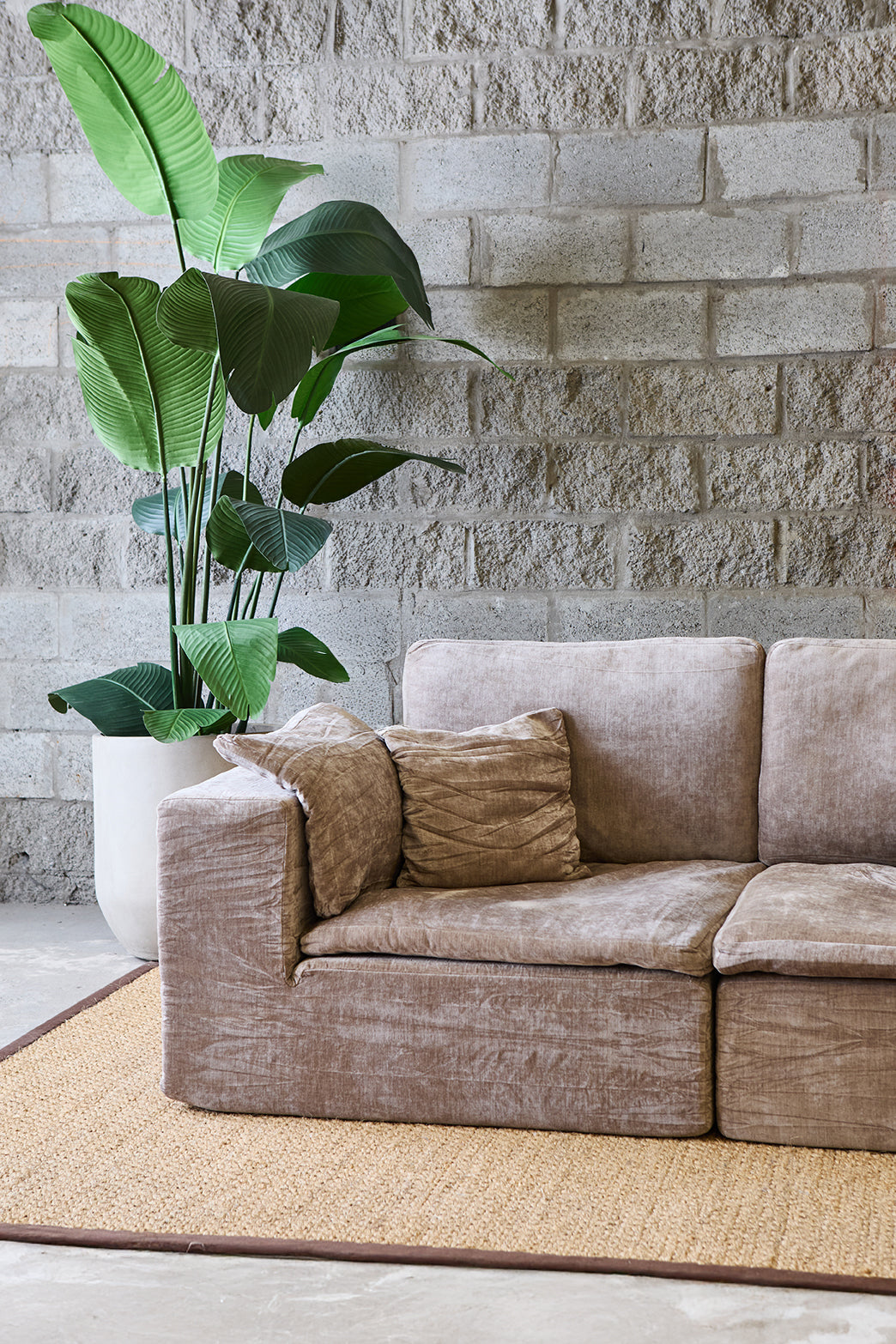 SILLON MODULAR EN CAJA RAVENNA 2 CUERPOS 200x100x70