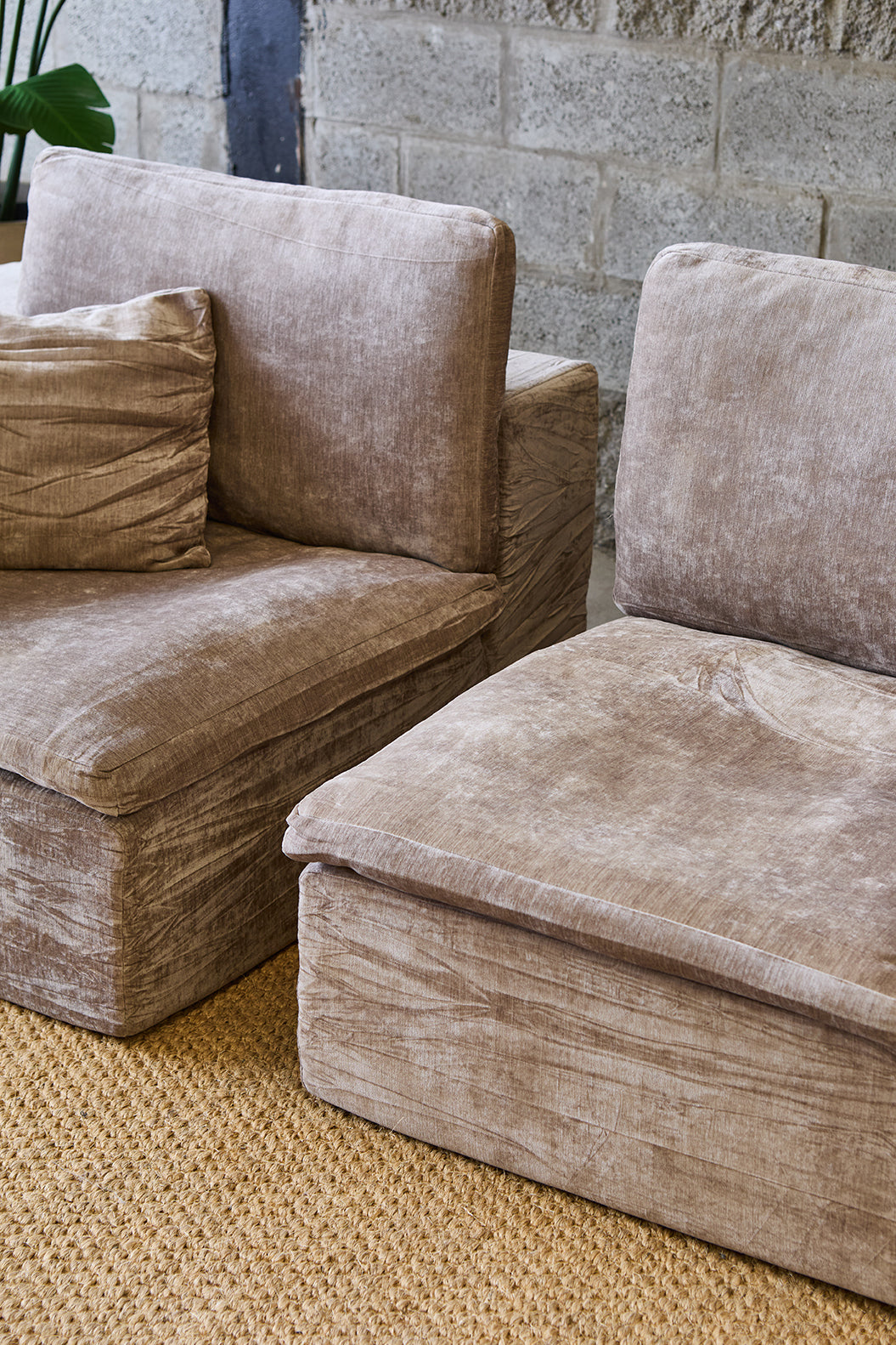 SILLON MODULAR EN CAJA RAVENNA 2 CUERPOS 200x100x70