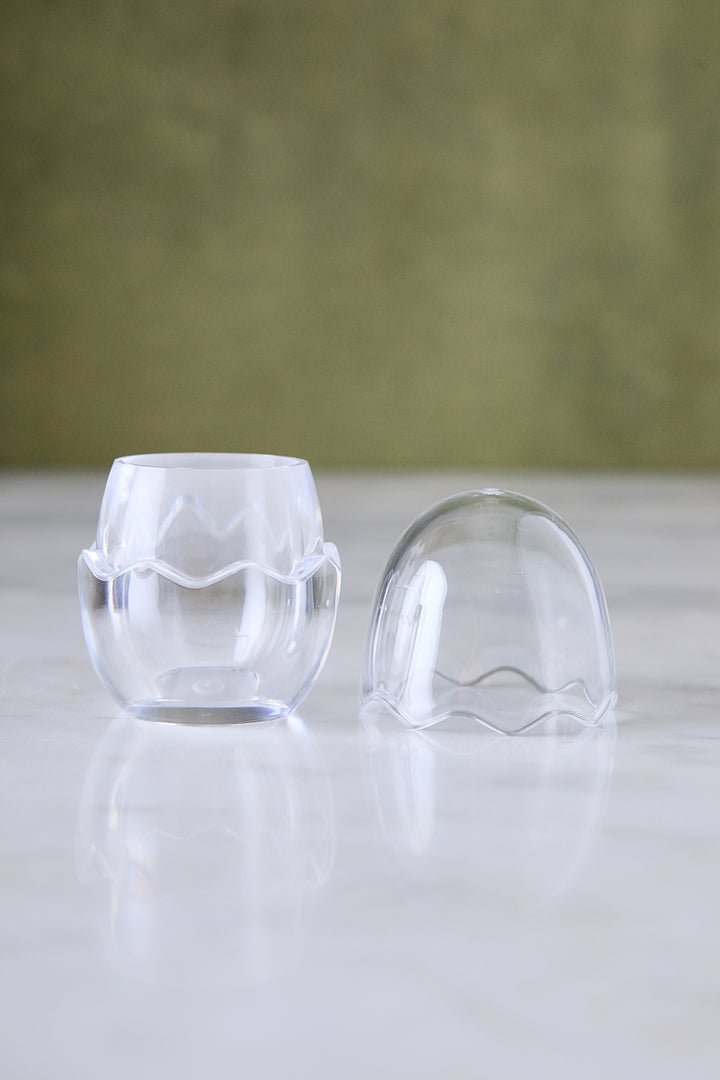 PORTA ESCARBADIENTES EGG DE ACRILICO