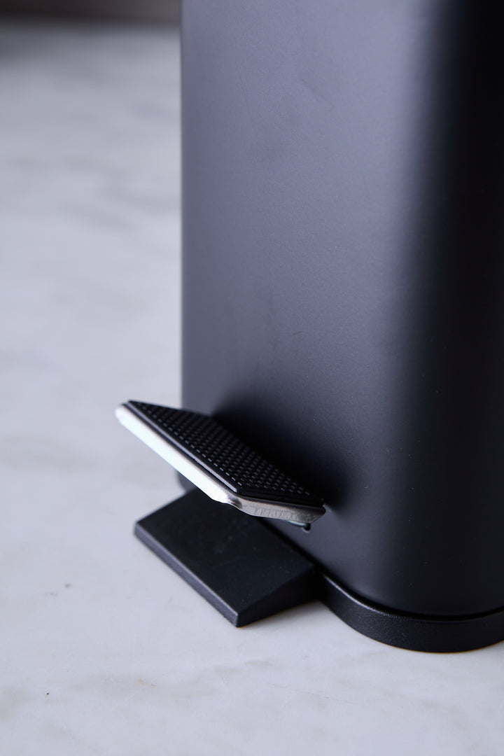 CESTO DE BASURA FINE BLACK & BAMBÚ 5 L