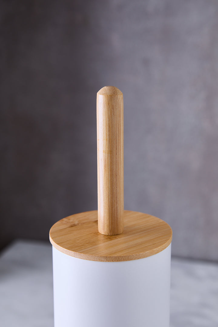 CEPILLO LIMPIA INODORO WHITE & BAMBÚ