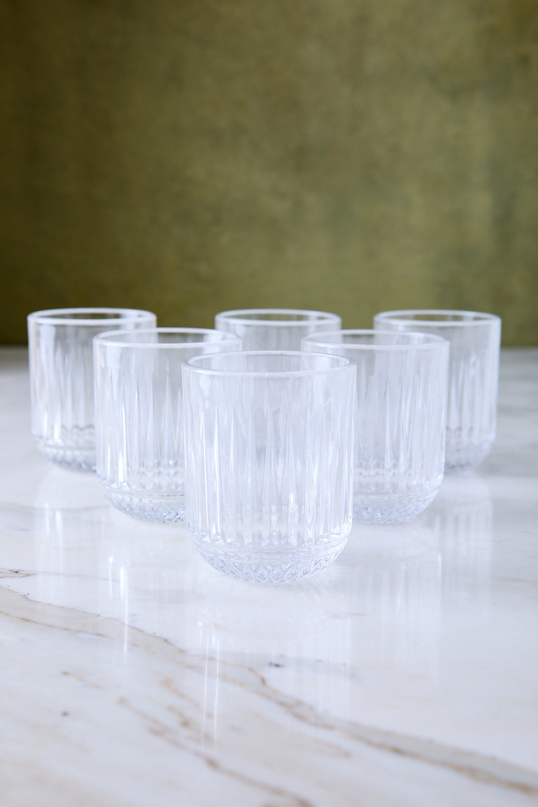 VASO BAJO HELENA CLEAR 250ML x 6
