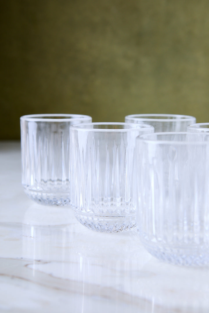 VASO BAJO HELENA CLEAR 250ML x 6