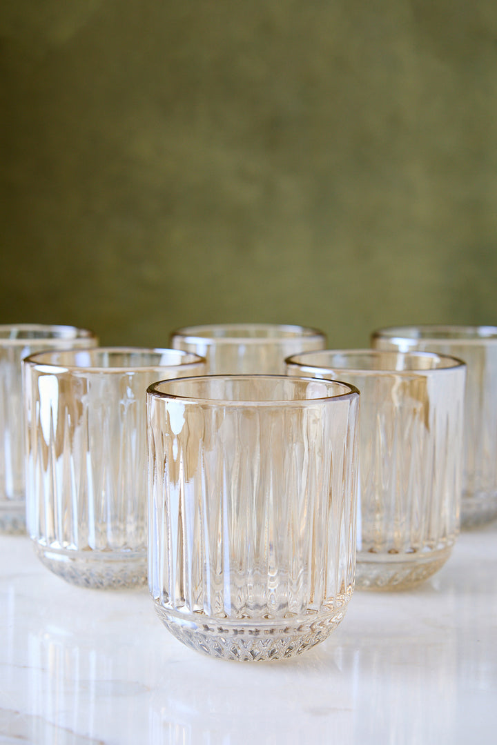 VASO BAJO HELENA CHAMPANGE 250ML x 6