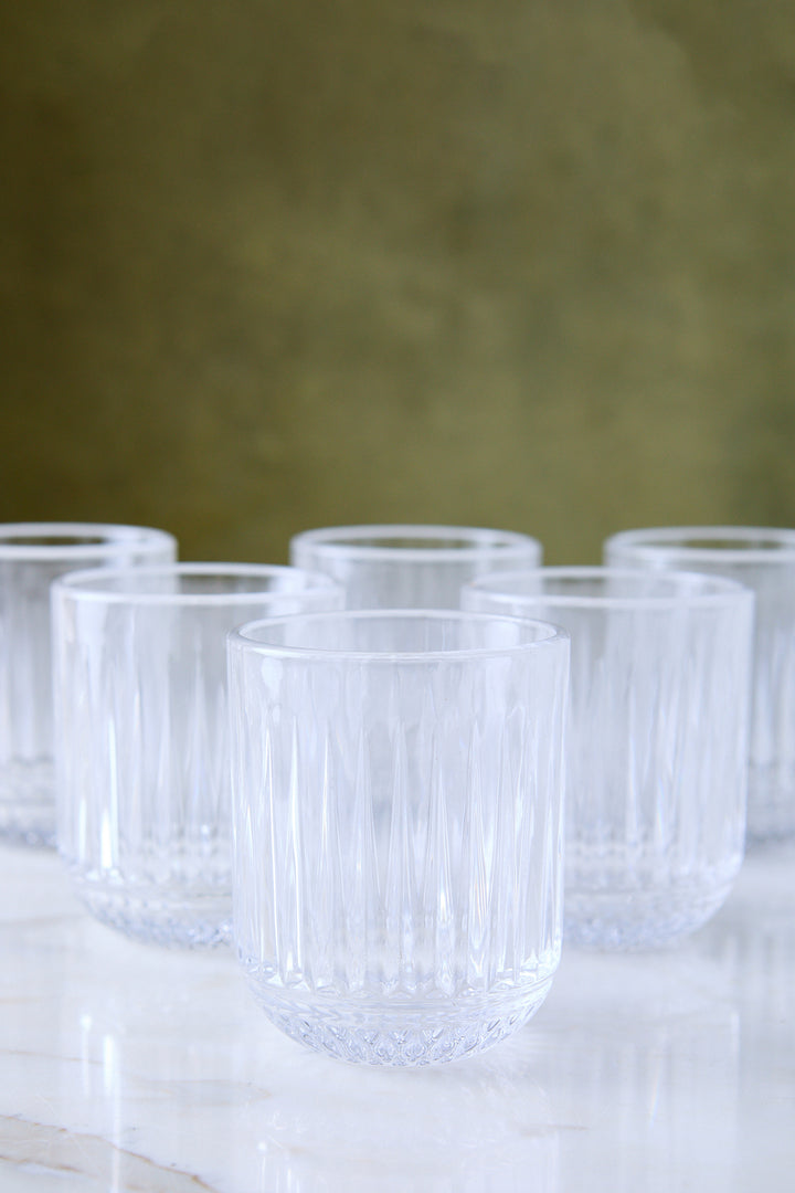 VASO BAJO HELENA CLEAR 250ML x 6