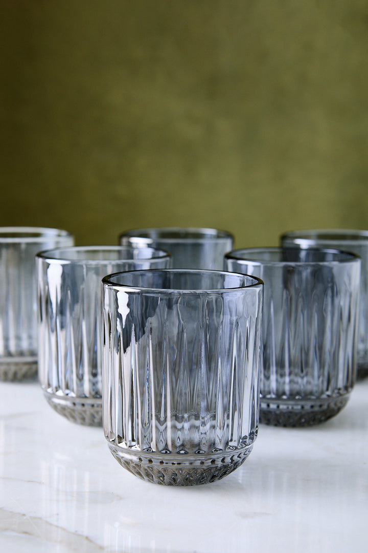 VASO BAJO HELENA MIRROR 250ML X 6