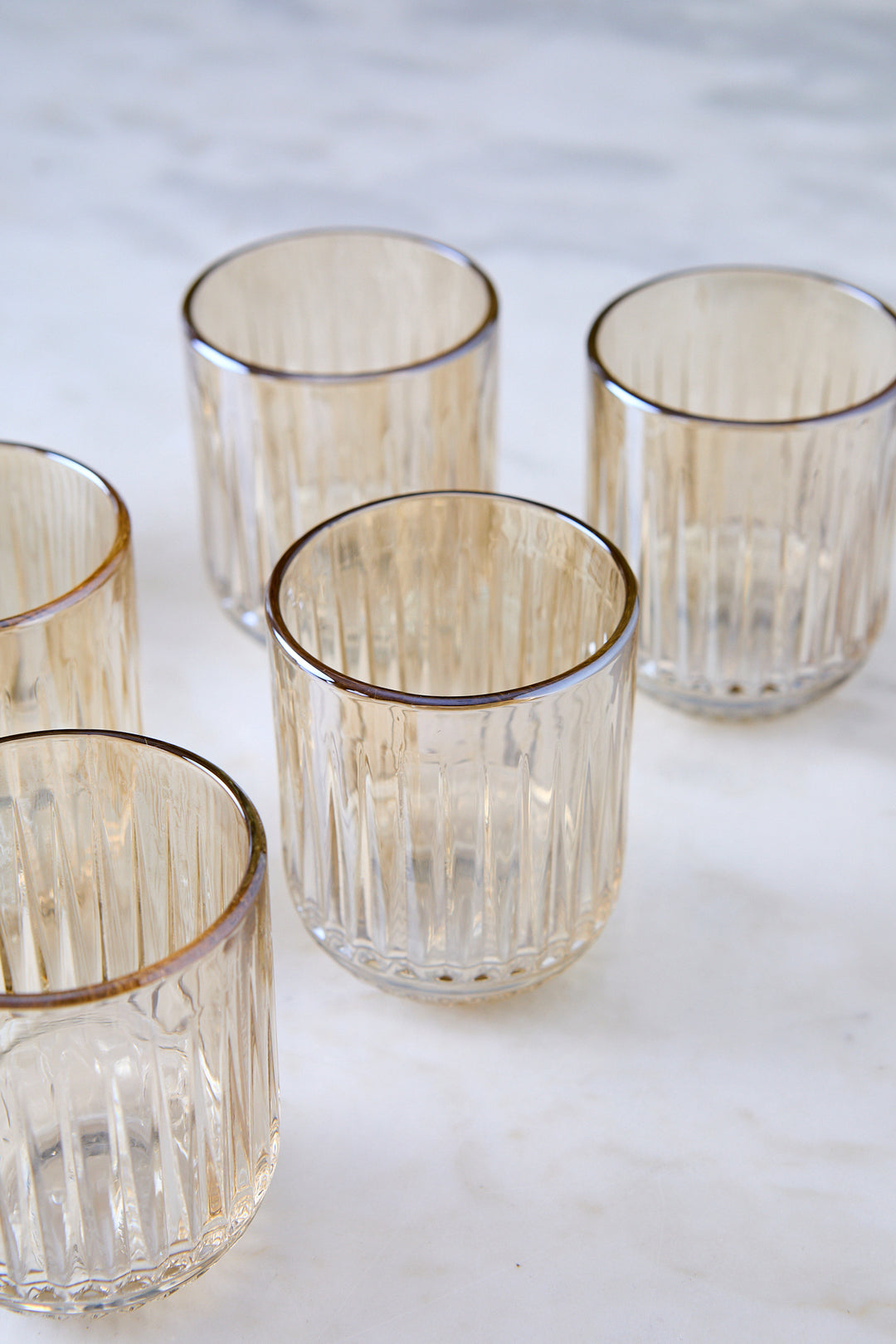 VASO BAJO HELENA CHAMPANGE 250ML x 6