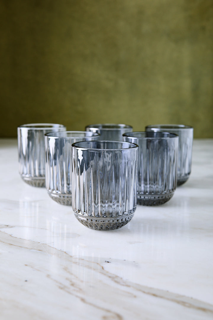 VASO BAJO HELENA MIRROR 250ML X 6