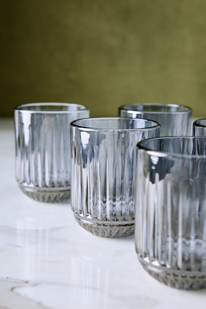 VASO BAJO HELENA MIRROR 250ML X 6