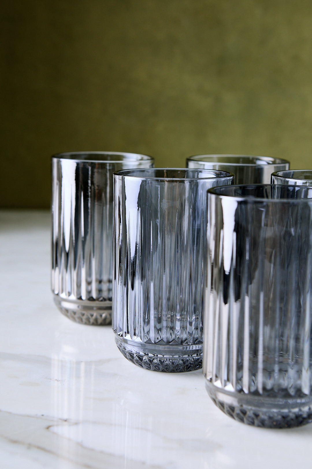 VASO ALTO HELENA MIRROR 400ML X 6