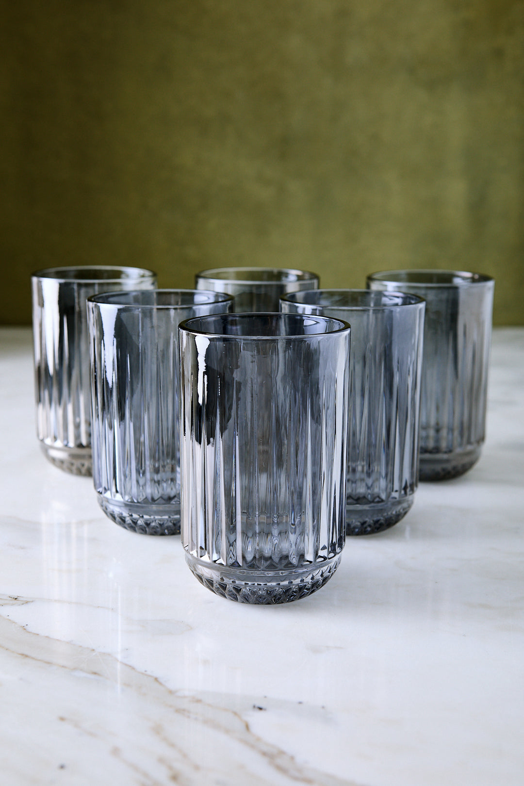 VASO ALTO HELENA MIRROR 400ML X 6