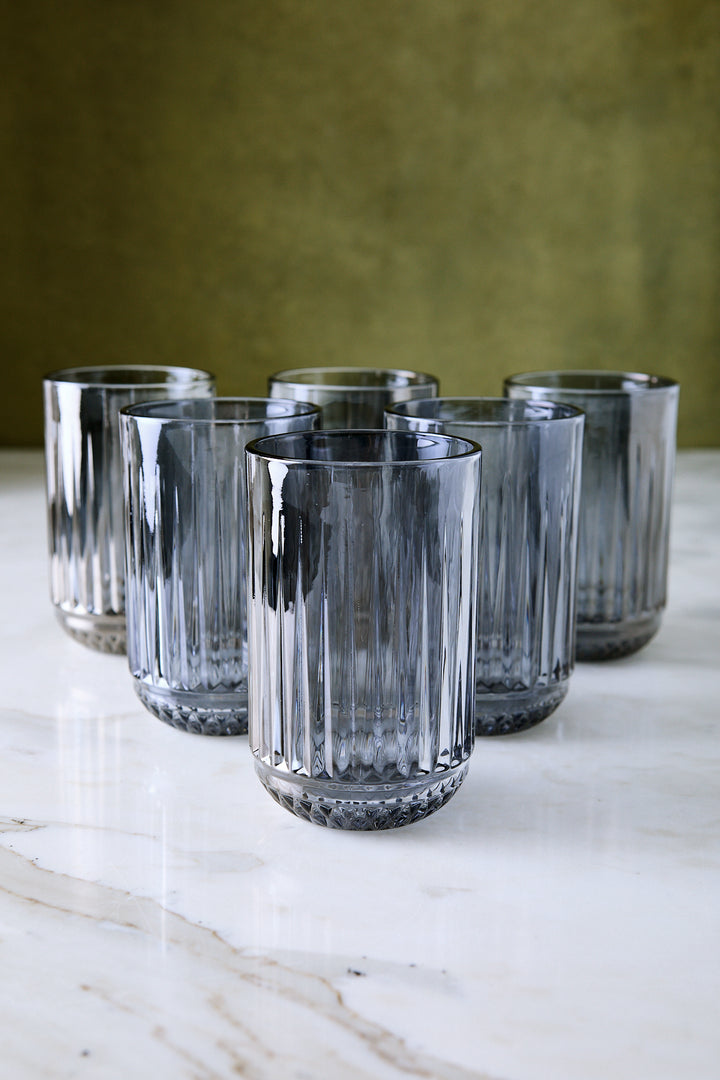 VASO ALTO HELENA MIRROR 400ML X 6