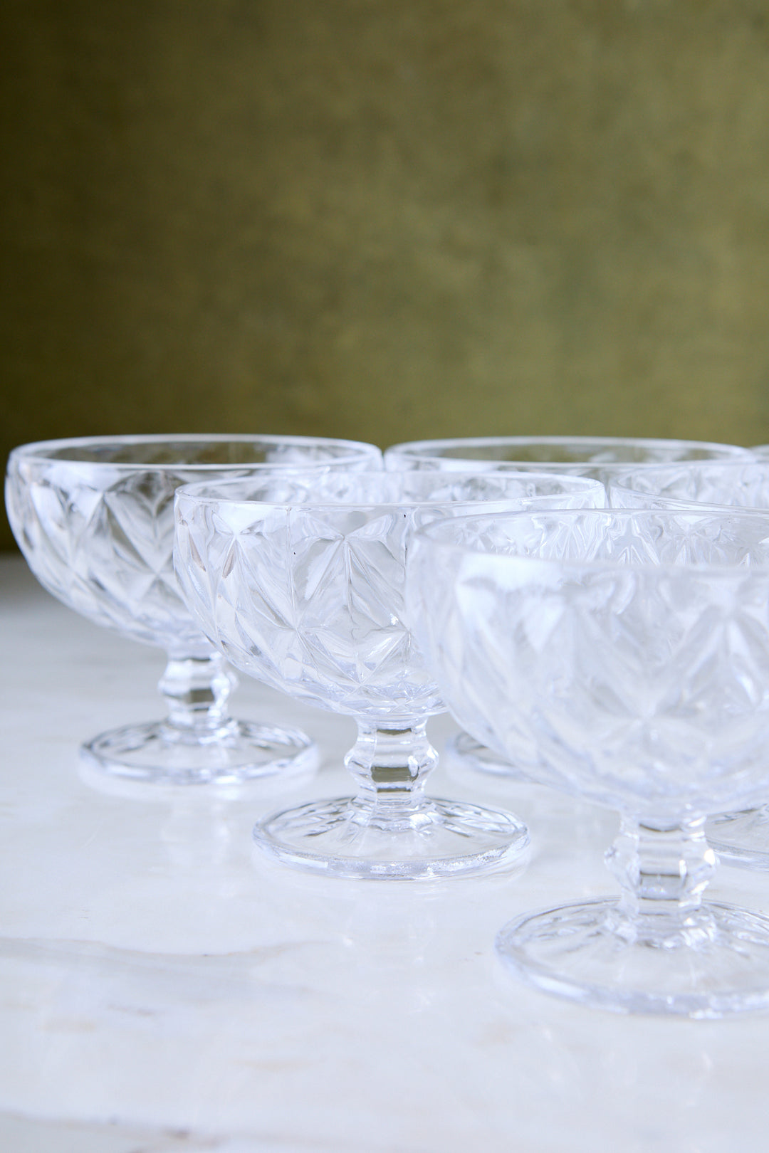 COPA DE POSTRE DIAMANTE CLEAR 350ML x 6