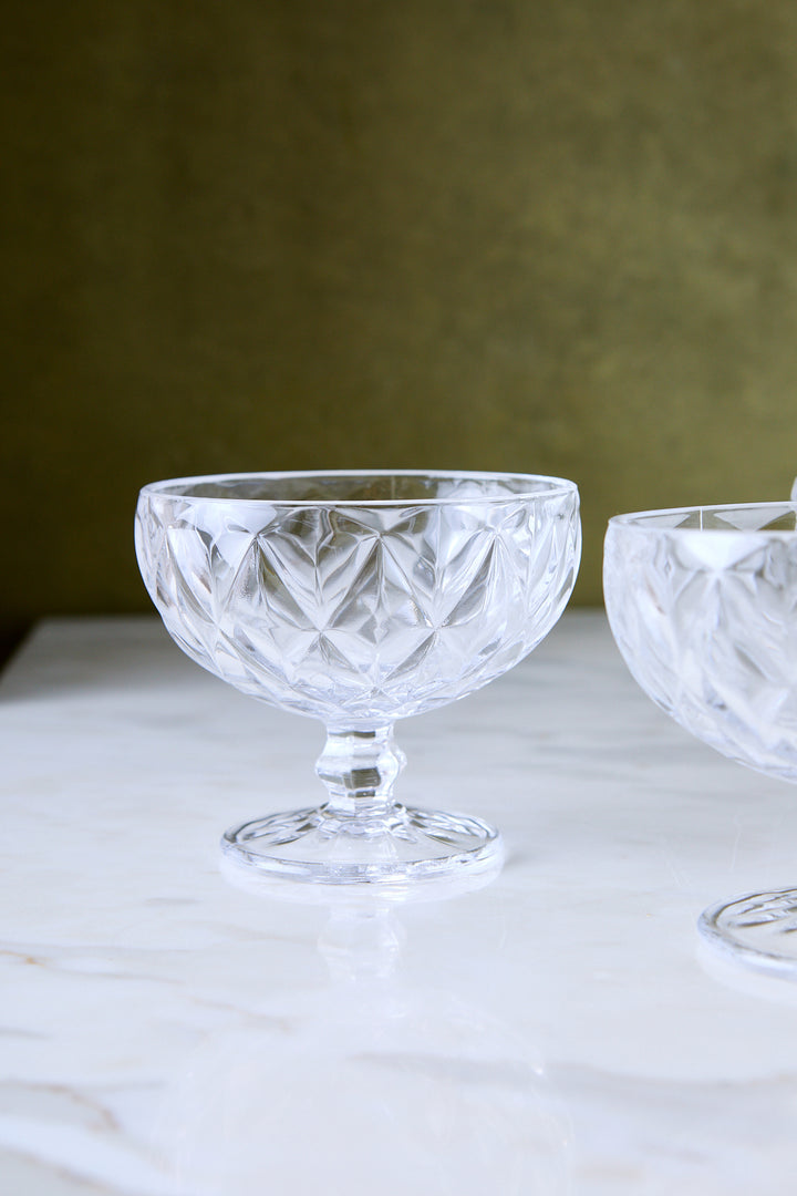 COPA DE POSTRE DIAMANTE CLEAR 350ML x 6