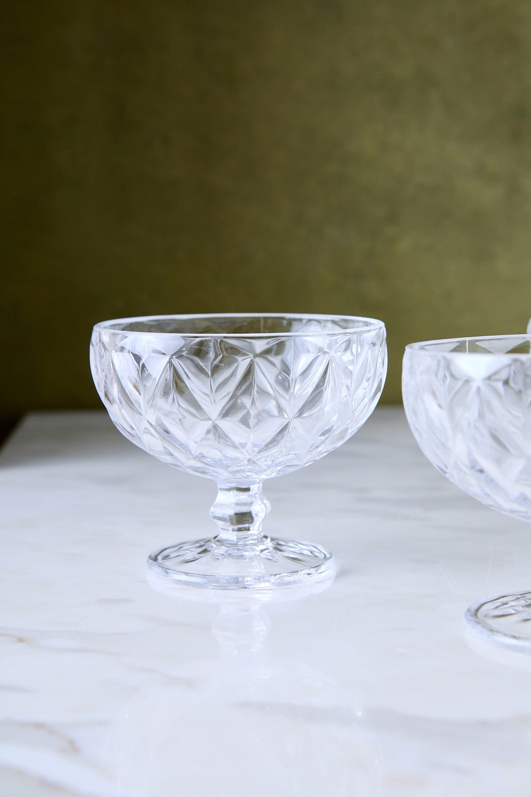 COPA DE POSTRE DIAMANTE CLEAR 300 ML x 6