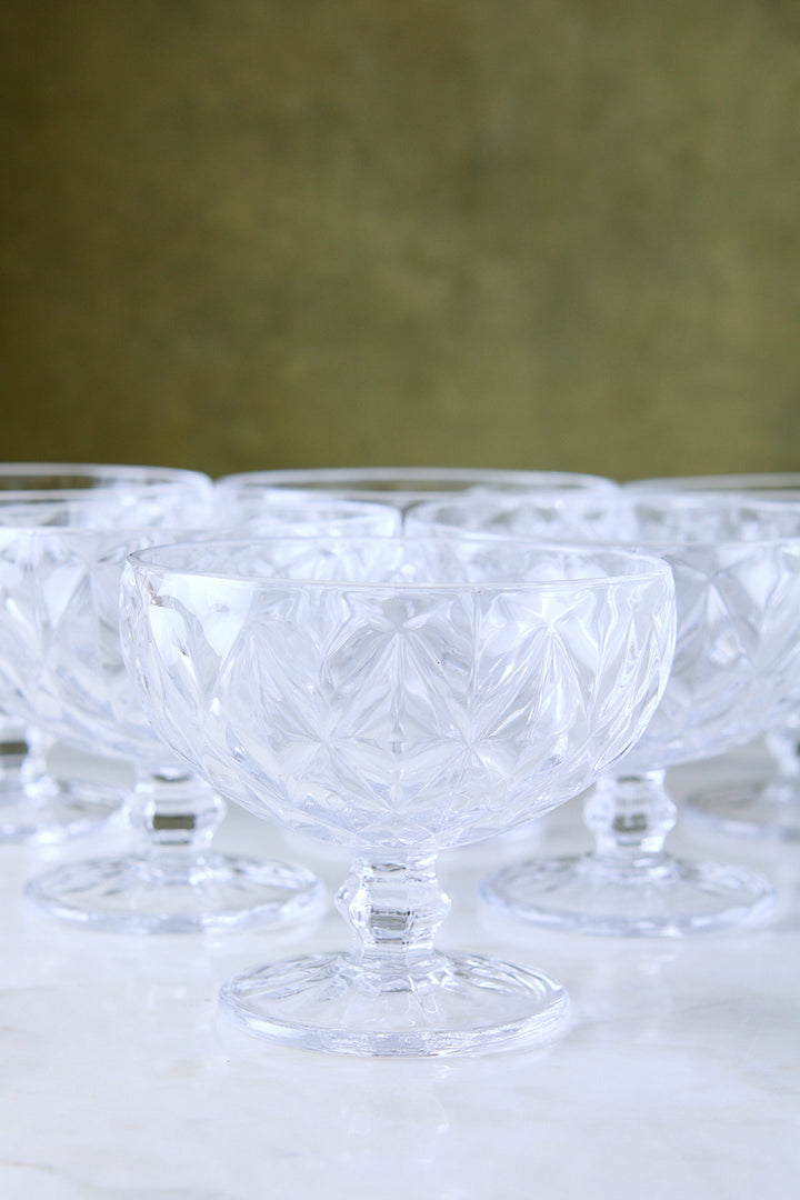 COPA DE POSTRE DIAMANTE CLEAR 350ML x 6