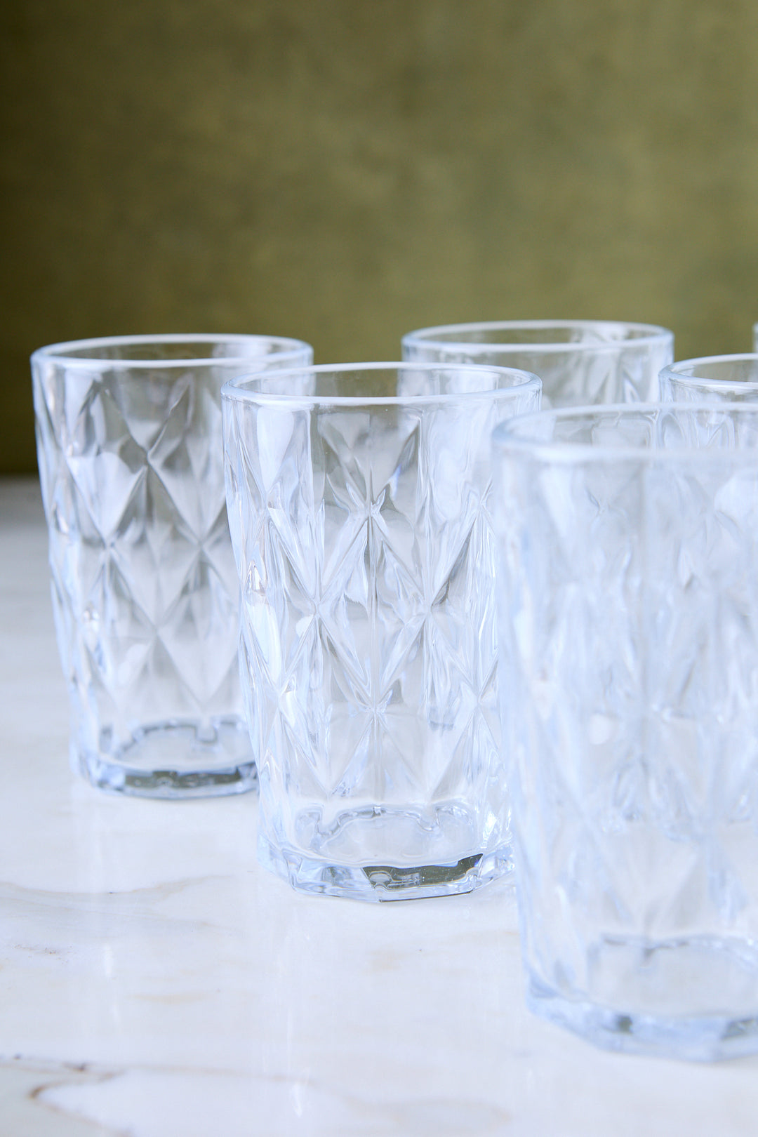 VASO ALTO DIAMANTE CLEAR 310ML x 6