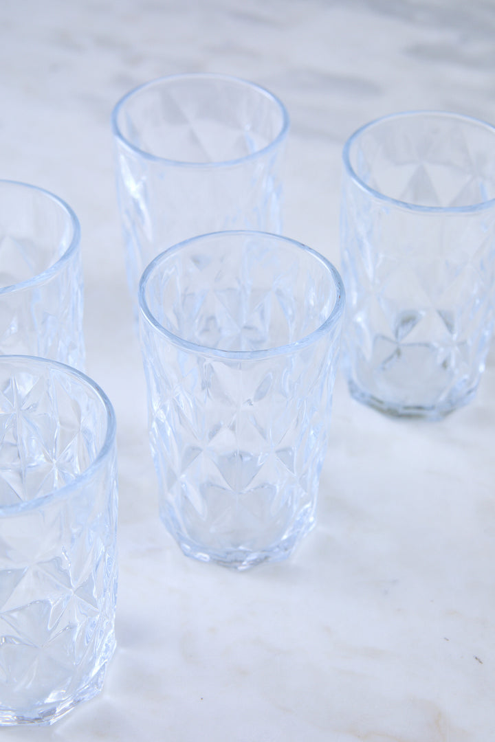 VASO ALTO DIAMANTE CLEAR 310ML x 6