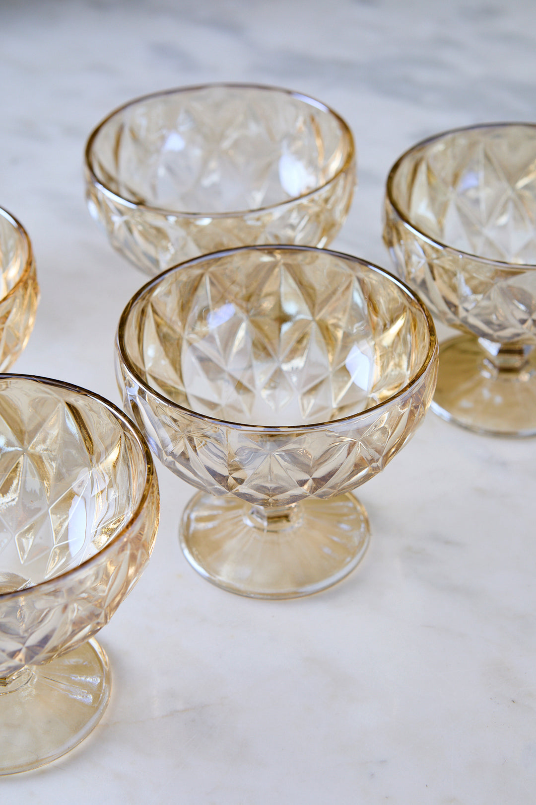 COPA DE POSTRE DIAMANTE CHAMPAGNE 350ML x 6