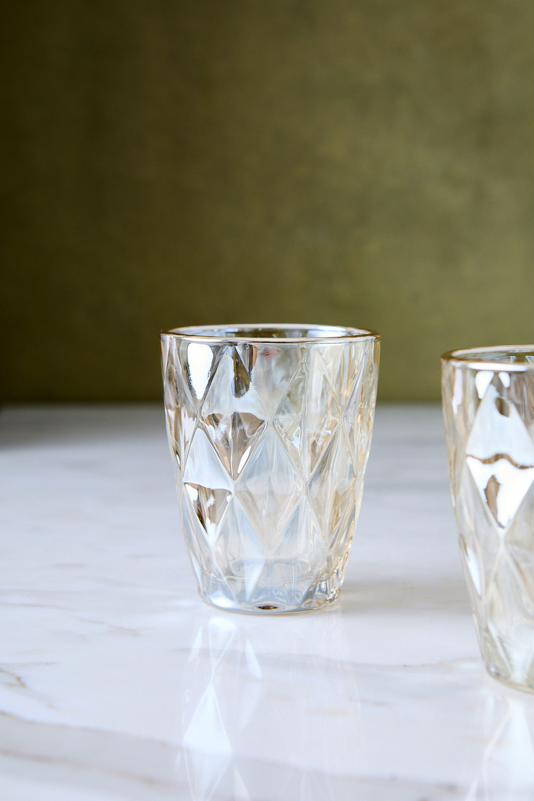 VASO BAJO DIAMANTE CHAMPAGNE 250ML x 6