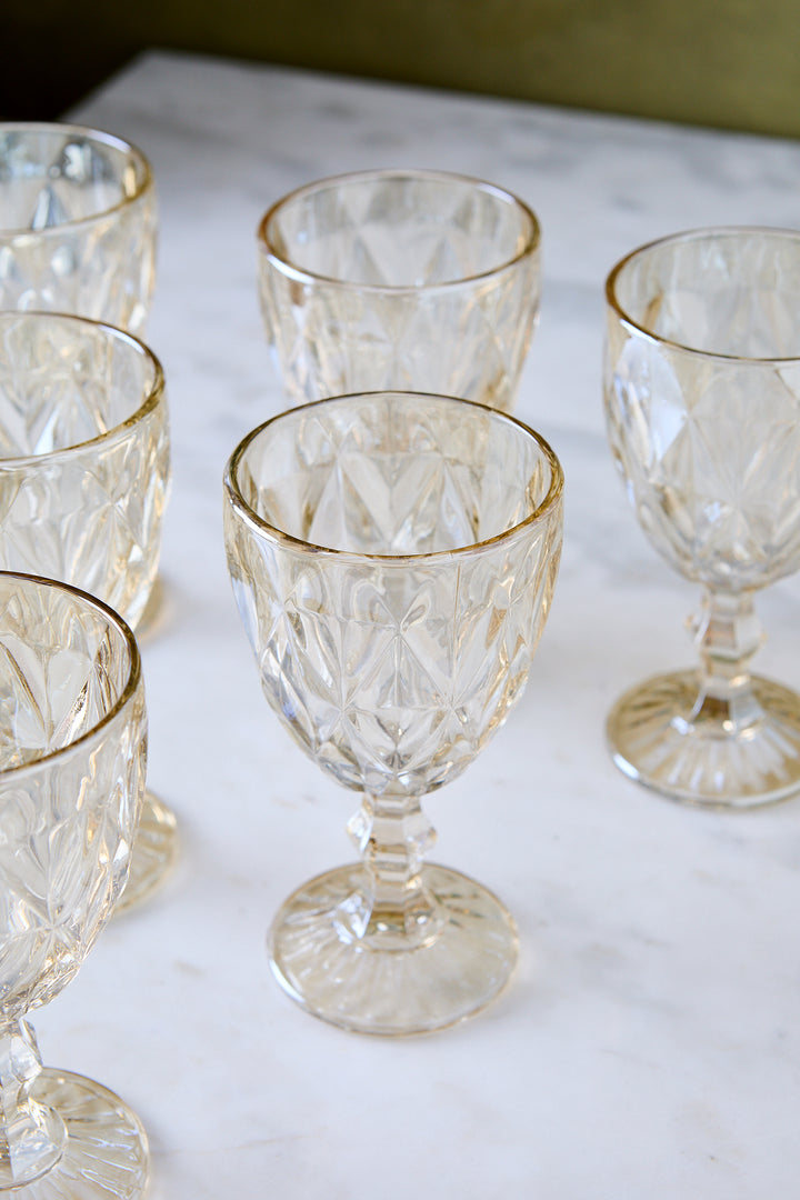 COPA DIAMANTE CHAMPAGNE 300ML x 6