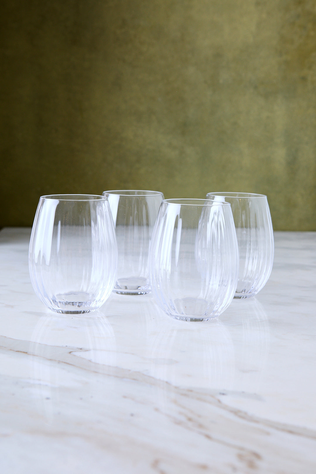 VASO FACETADO 590ML x 4