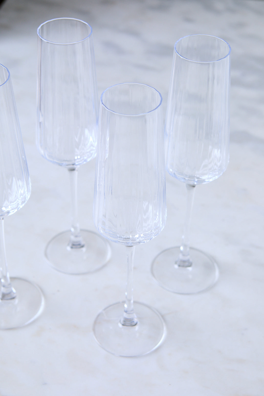 COPA DE CHAMPAGNE FACETADA 270ML x 4