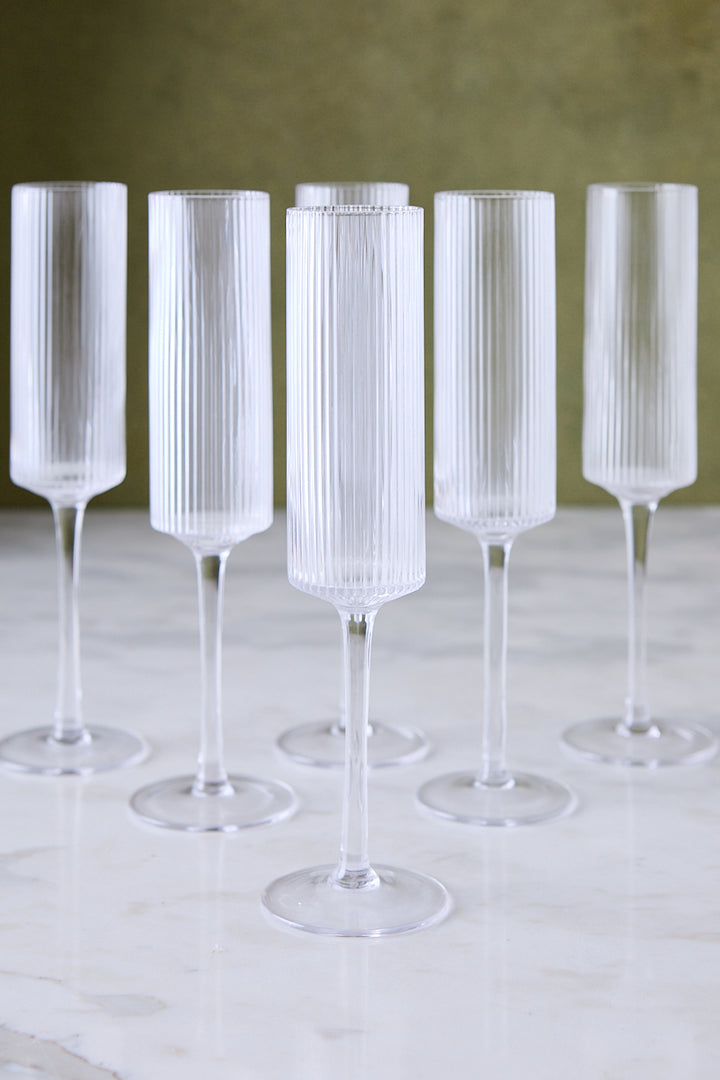 COPA DE CHAMPAGNE MILAN 250ML x 6