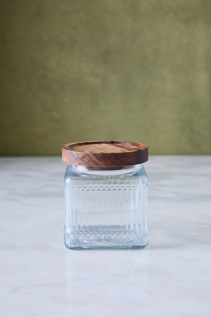 FRASCO CARDIFF VIDRIO & ACACIA 500ML