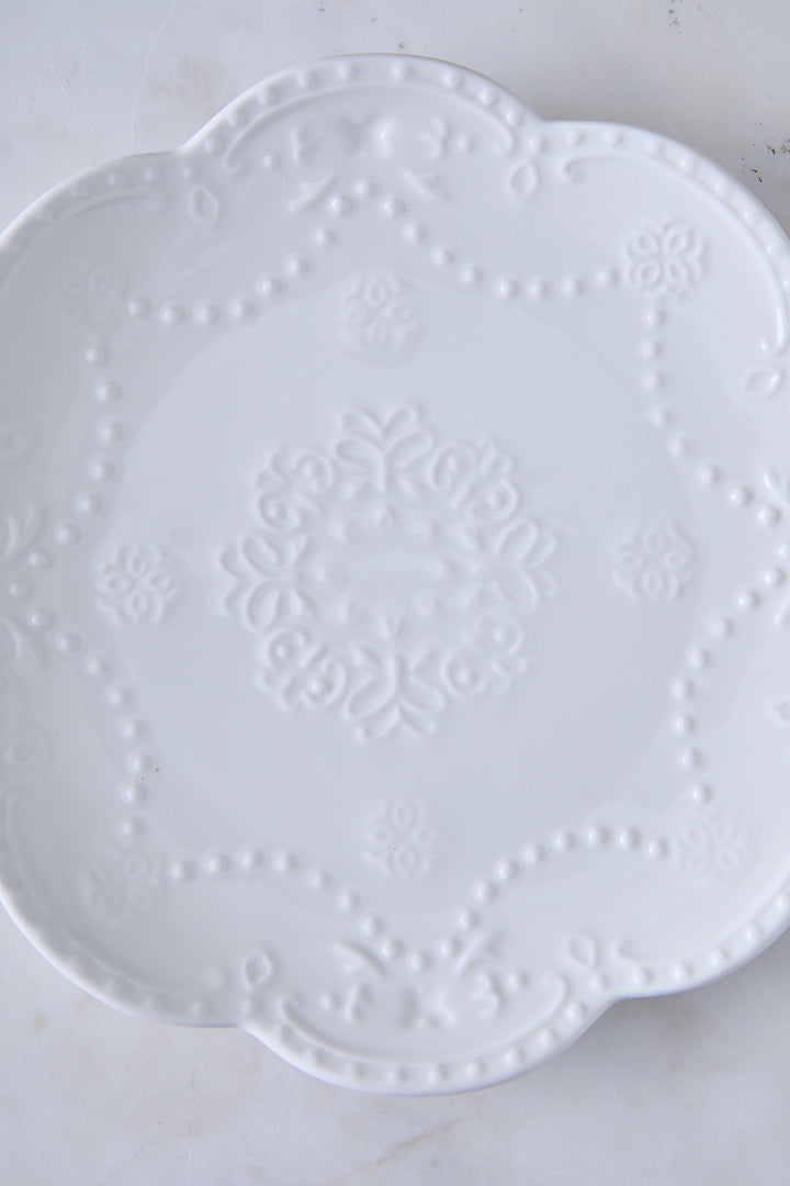 PLATO REDONDO WINDSOR BRODERIE 20CM