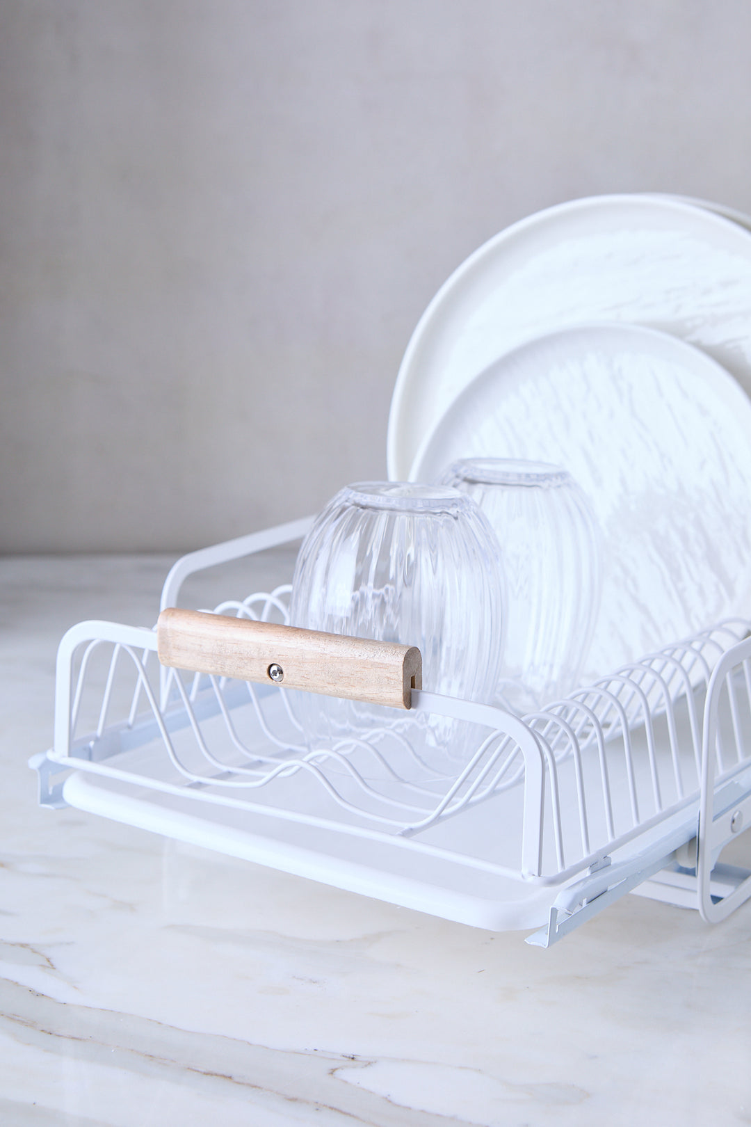 RACK ORGANIZADOR DE PLATOS WHITE 40CM