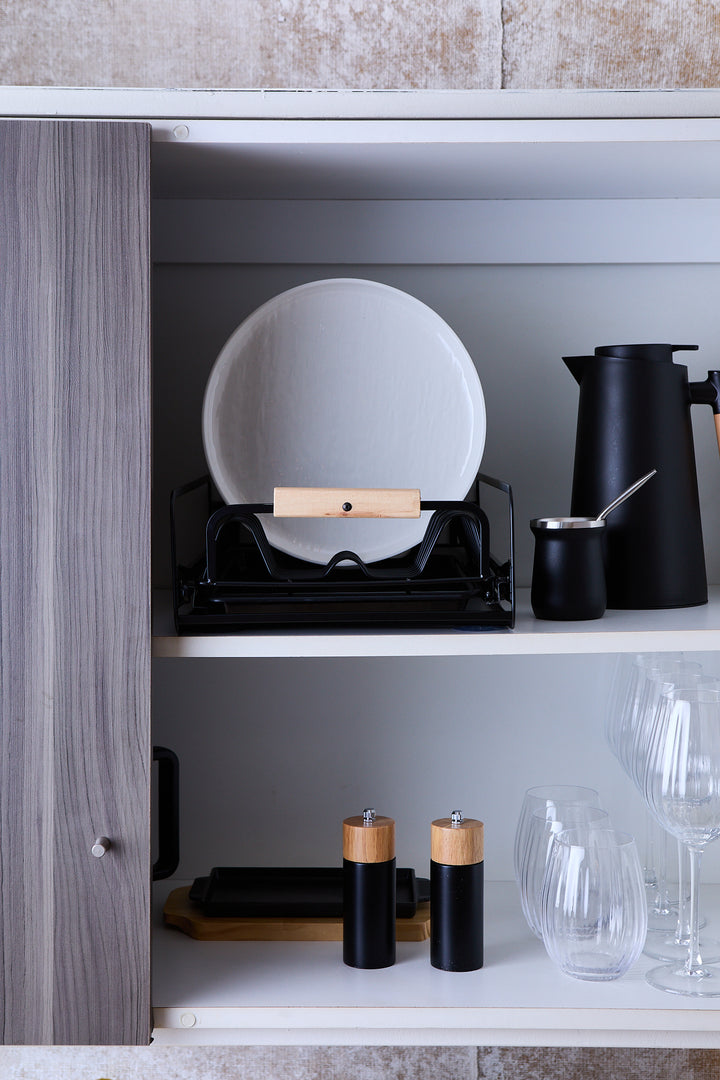 RACK ORGANIZADOR DE PLATOS BLACK 40CM