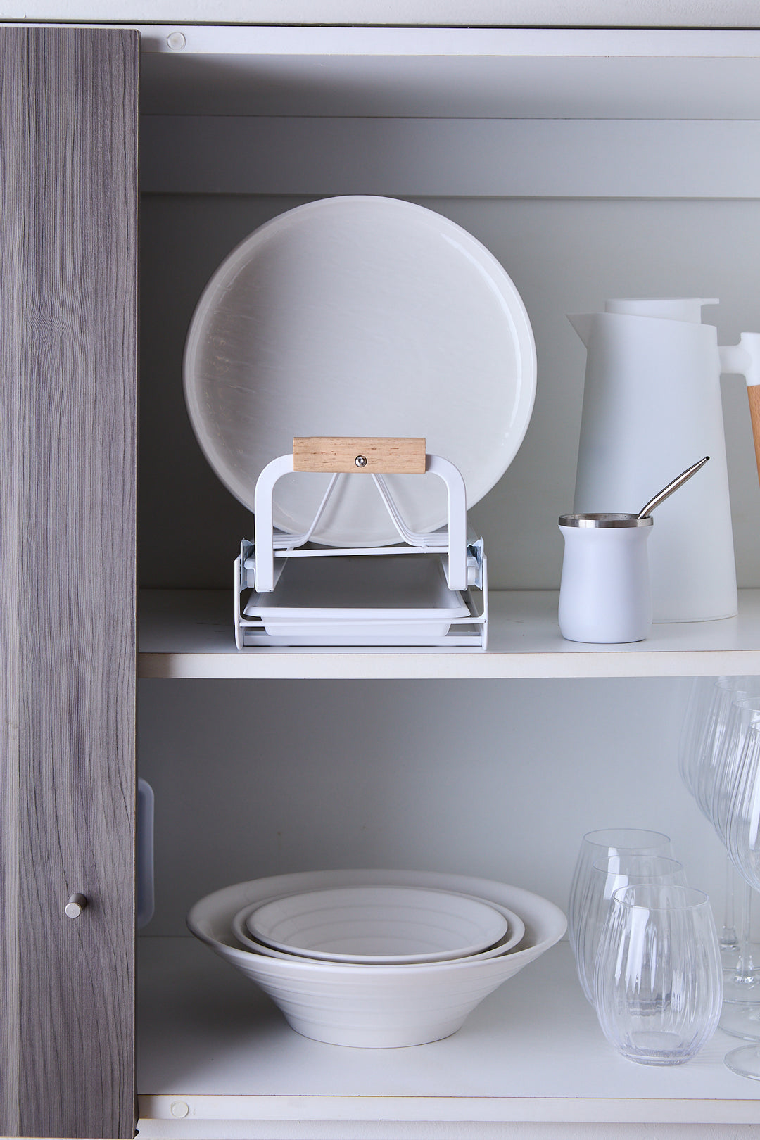 RACK ORGANIZADOR DE PLATOS WHITE 36CM