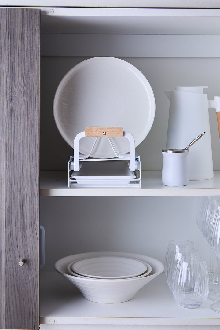 RACK ORGANIZADOR DE PLATOS WHITE 36CM