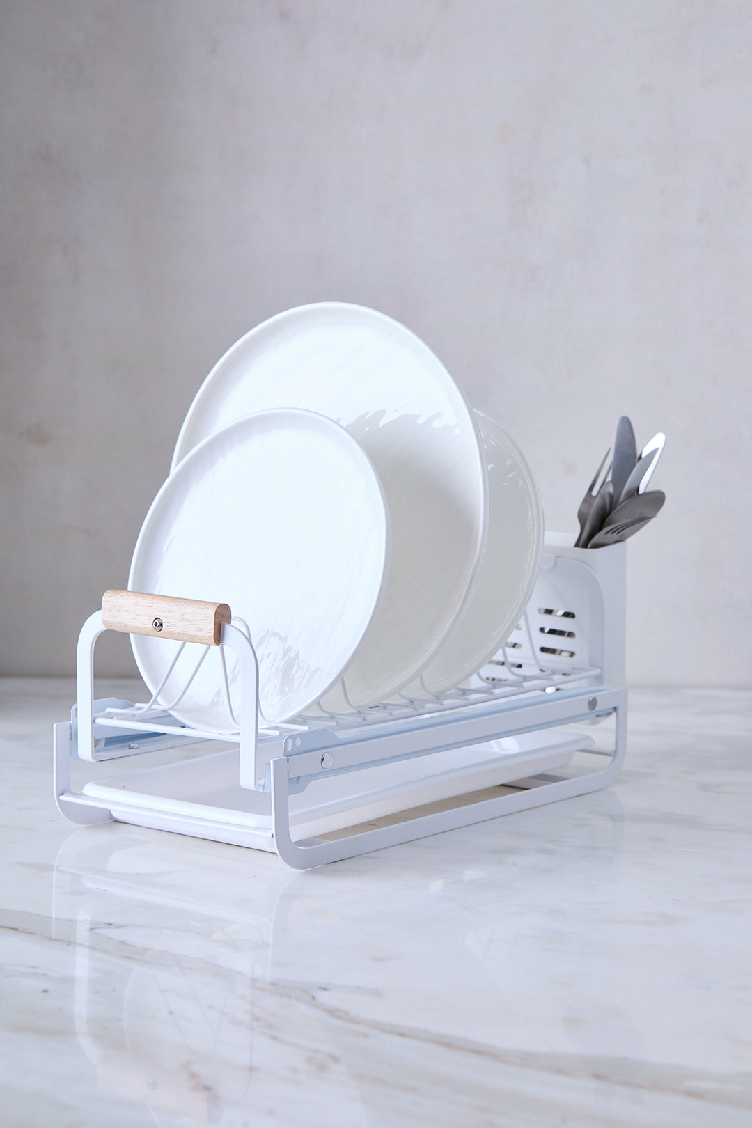 RACK ORGANIZADOR DE PLATOS WHITE 36CM