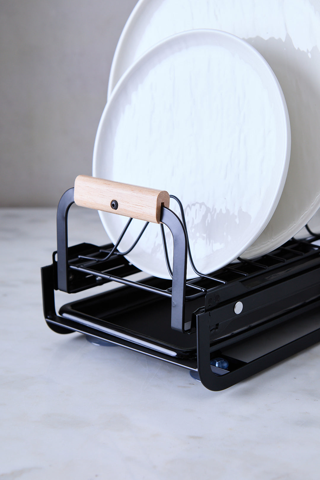 RACK ORGANIZADOR DE PLATOS BLACK 36CM