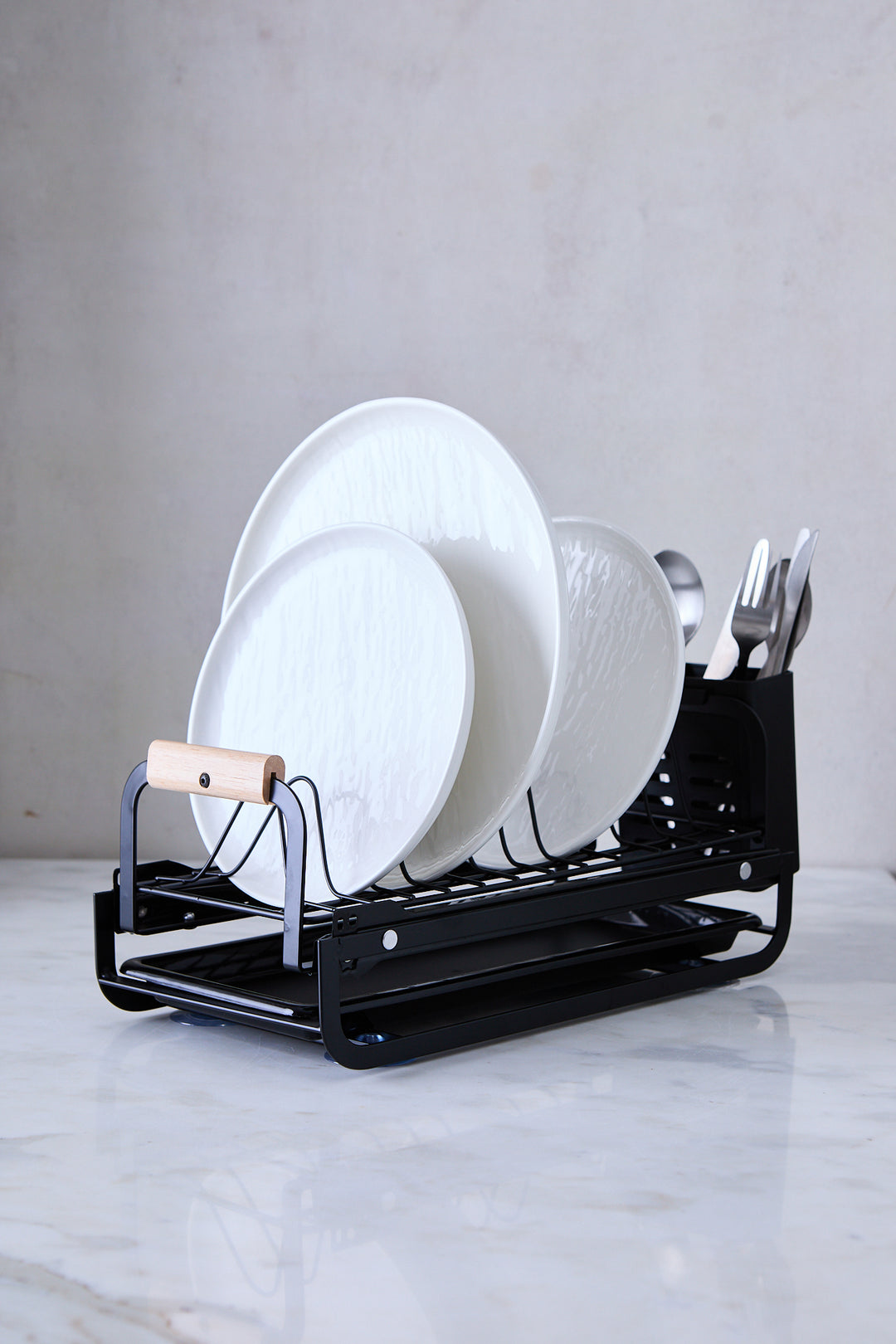 RACK ORGANIZADOR DE PLATOS BLACK 36CM